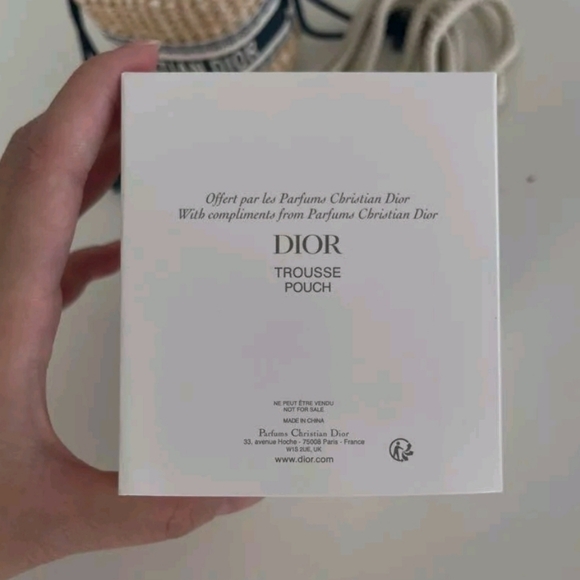 🔥LAST Day💙 Christian DIOR Authentic Straw Pouch Rattan MINI Rare - Picture 11 of 16